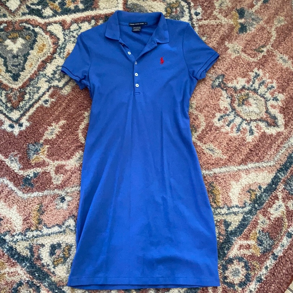 Ralph Lauren sport polo dress blue and red